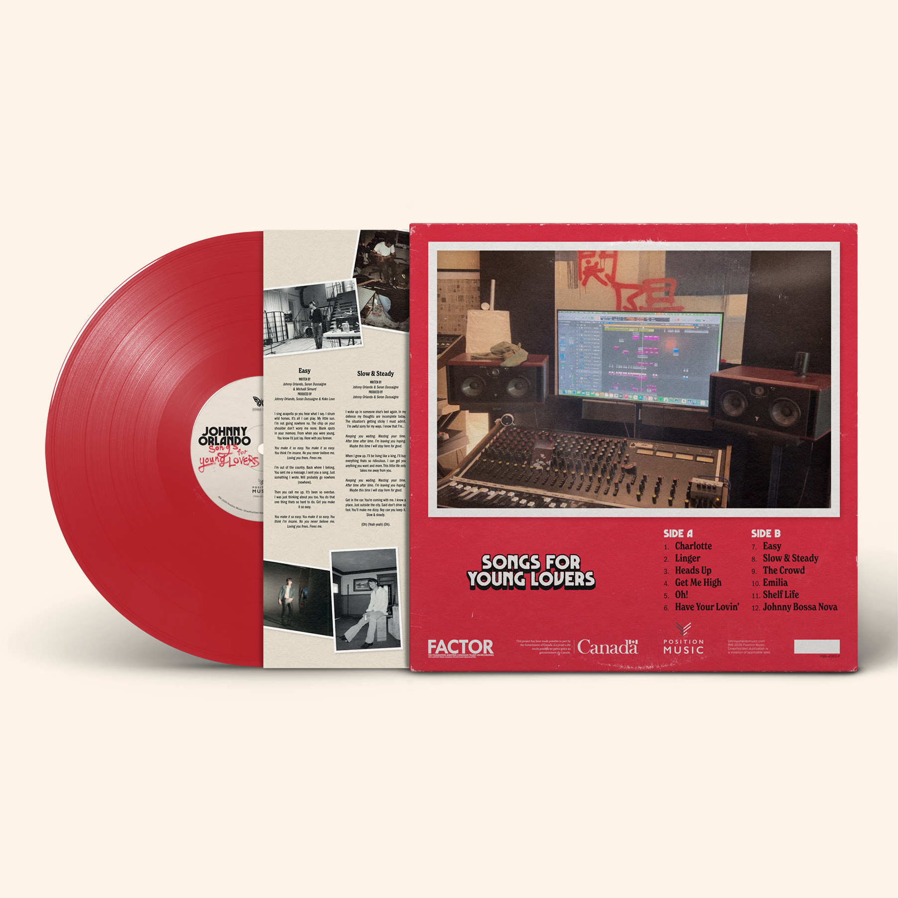 (Pre-Order) Songs For Young Lovers - Ruby Red Vinyl