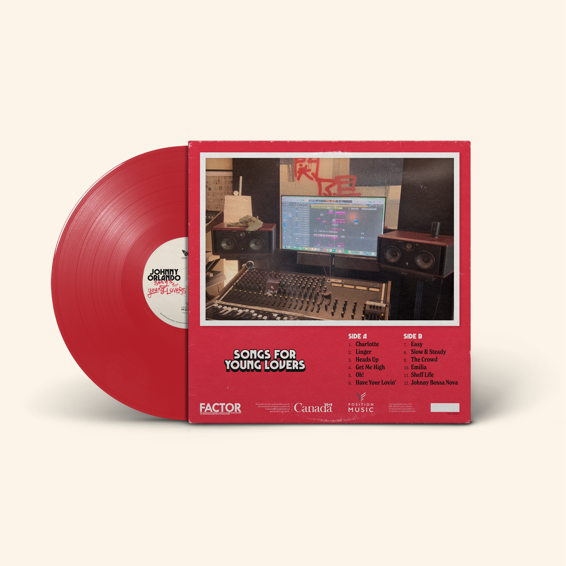 (Pre-Order) Songs For Young Lovers - Ruby Red Vinyl